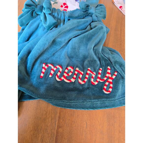 Toddler Girls' Bluey Christmas 2pc Long Sleeve Top and Skirtall Set - Green 2T - Picture 6 of 9